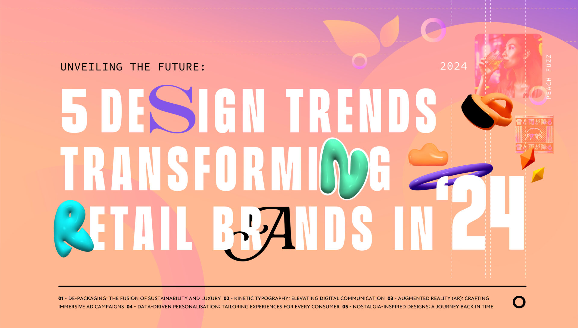 Unveiling the Future: Top Five Design Trends Transforming Retail Brands in 2024